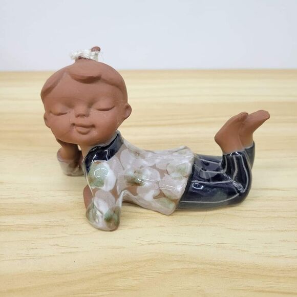 Vintage 1970s UTCI Japan Pottery Folk Art Figurines - Picture 3 of 14